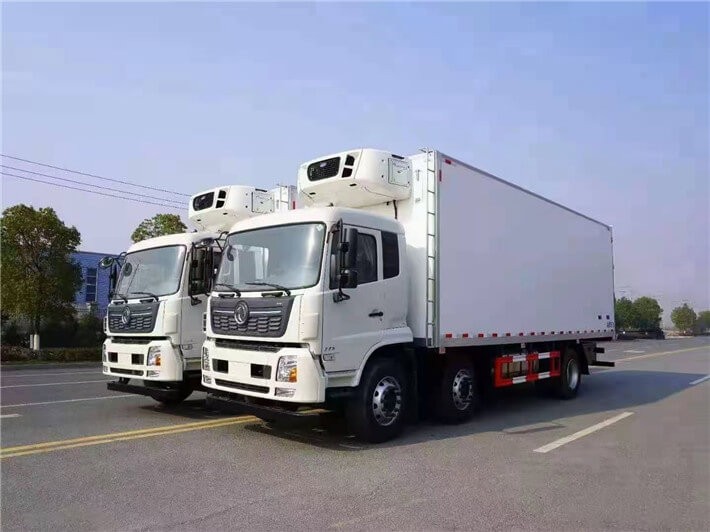 DONGFENG KINGRUN 15000kg -5 to -18 Celsius Degree Ice Box Refrigerator Truck