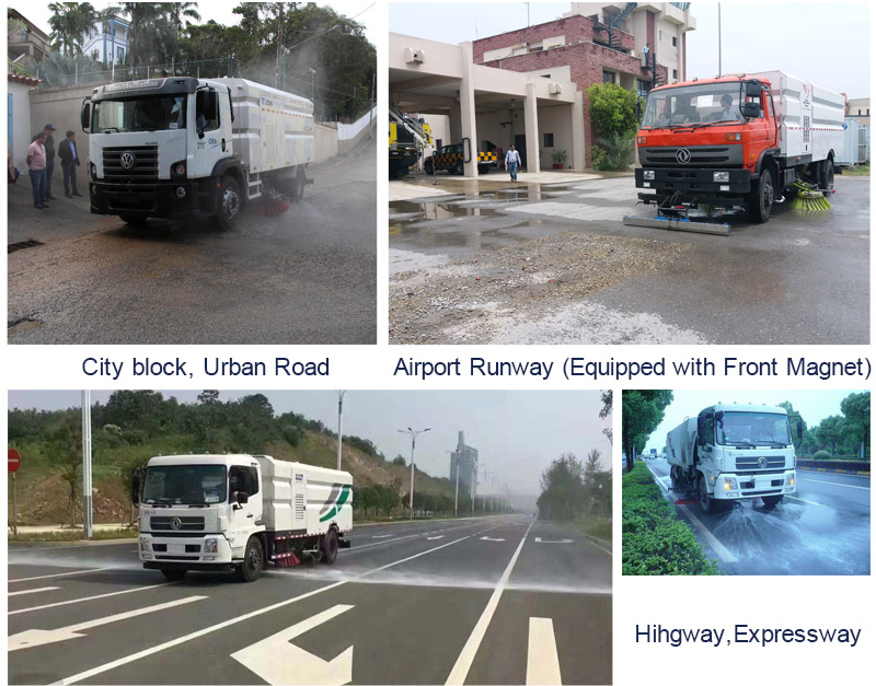 DongFeng KINGRUN High Pressure Road Washing Truck