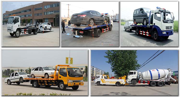 DONGFENG KINGRUN 6 ton deck rollback tow truck