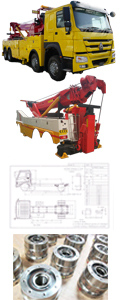 25 ton howo heavy duty integrated line of wrecker ​recovery truck