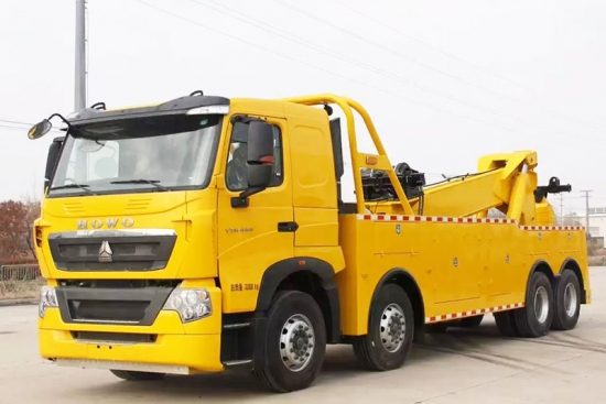 25 ton howo heavy duty integrated line of wrecker ​recovery truck