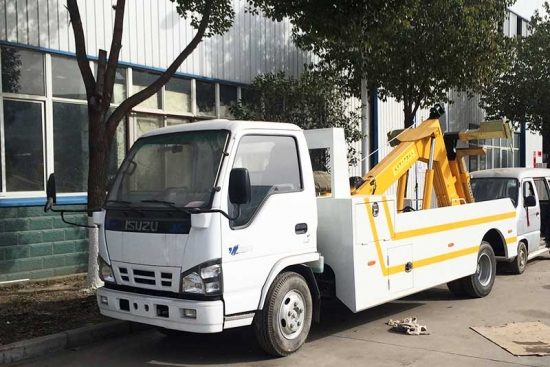 5 Ton integrated ISUZU 600P recovery truck