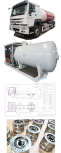 Dongfeng 5500 Liter Propane Storage Tank Truck