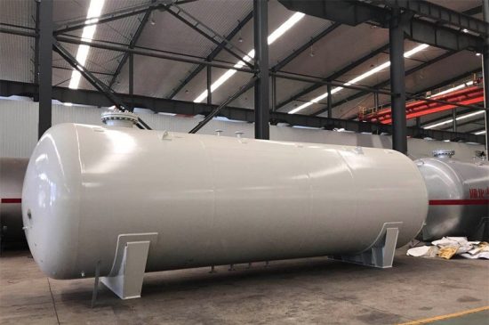 Horizontal 50CBM LPG Cooking Gas Tank 25MT LPG Tank 50,000L LPG Road Tanker