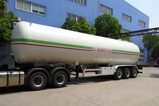 3 Axles 56000Liters 56CBM LPG Gas Propane Delivery Tanker Trailer