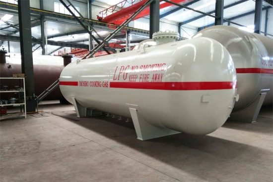 25M3 LPG Horizontal Tank 25000L LPG Cooking Gas Tank 25CBM LPG Tank