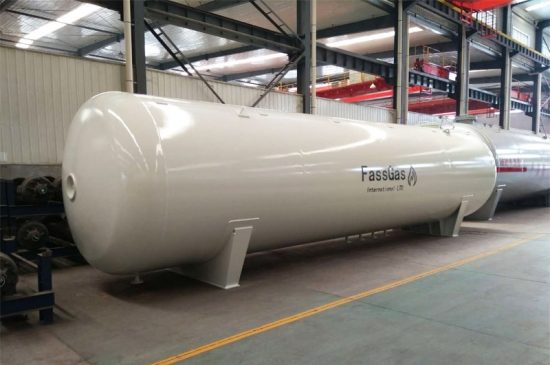 40CBM Horizontal LPG Tank 20Tons LPG Storage Tank Pressure Vessel Propane Tank