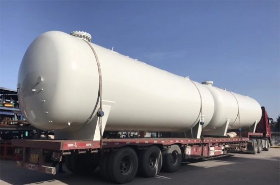 Carbon Steel 50CBM LPG Tank 25Tons LPG Gas Storage Tank Manufacturer