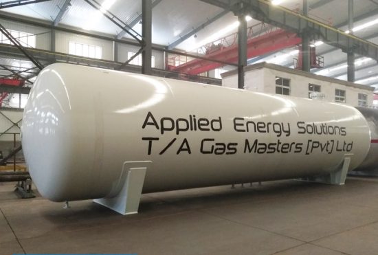 50Ton LPG Bulk Gas Propane Storage Tank 100CBM LPG Gas Cylinder Tank