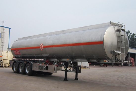 45000 liters fuel tank trail aluminium oil tank semi trailer