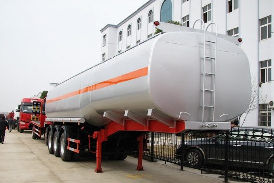 3 Axles 45000 Liters Diesel Kerosene Gasoline Aviation Fuel Tanker Semi Trailer