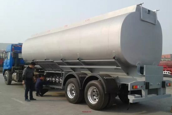 35000 liter fuel tanker trailer oil tank trailer 2-axles fuel trailer