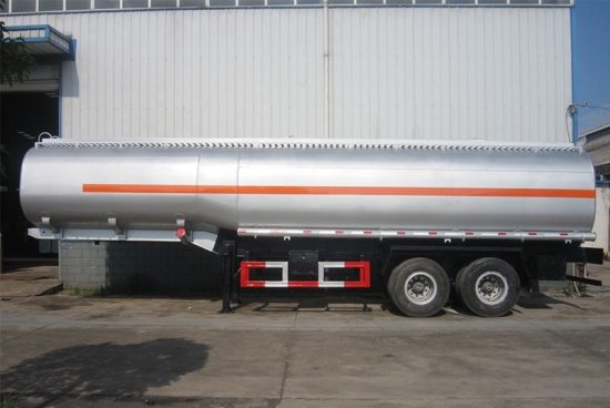 Double axle 35000 liters fuel tank gasoline transport tank trailer