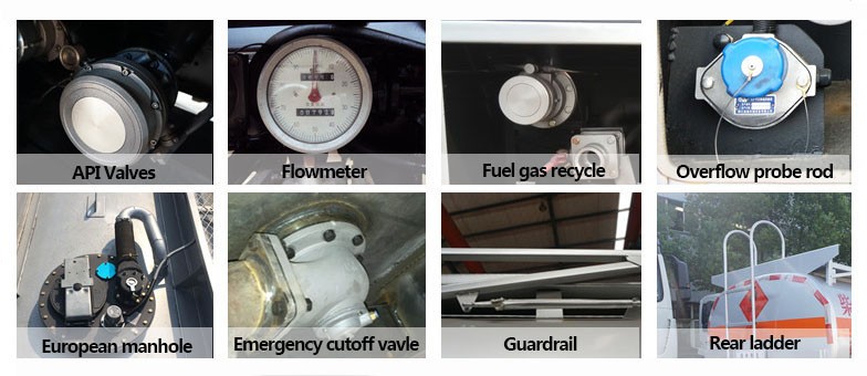 FOTON 15000 liter Diesel Oil Transporter Capacity Fuel Tanker Truck