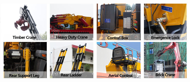 HOWO 5 ton Lorry Crane