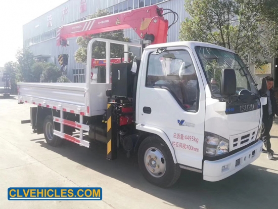 ISUZU 600P 3.5TON Crane Mounted Truck