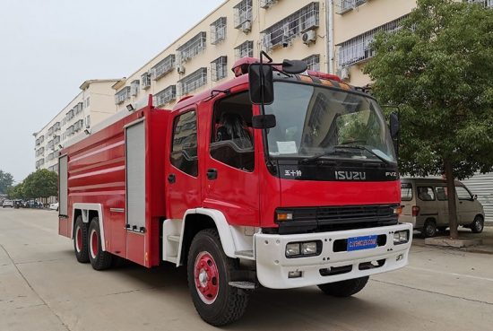 ISUZU FVZ 12CBM Water Tank 3CBM Foam Tank Fire Fighting Truck