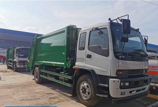 ISUZU FTR 12CBM Japanese brand garbage compactor truck