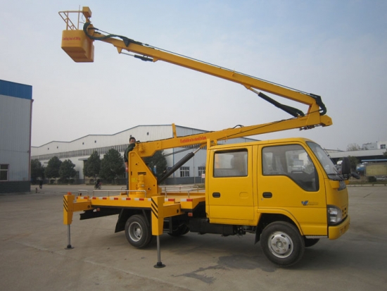 ISUZU 18 Meters Aerial Work Platform Truck With Wireless Function