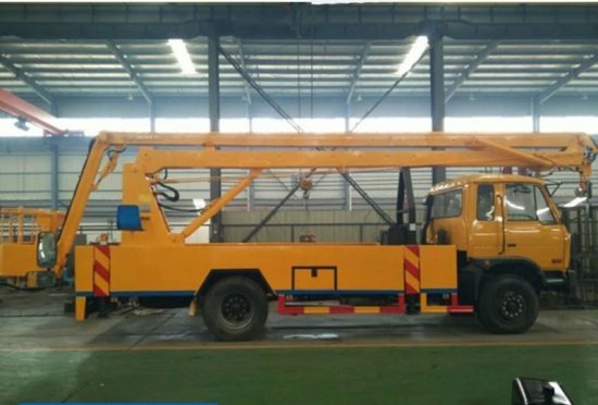 DONGFENG Folding Type 22M Lifting Altitude Aerial Platform Operation Bucket Truck