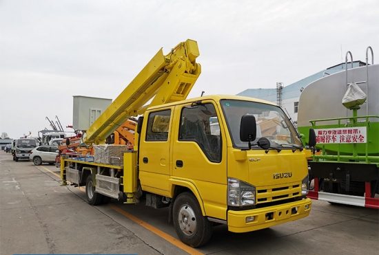 ISUZU 100P 18m Insulated Telescopic Type Aerial Platfrom Truck