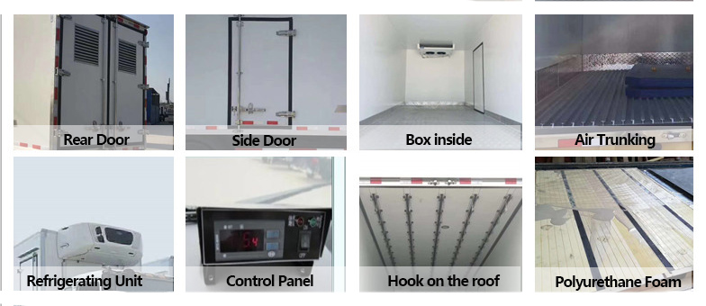 SHACMAN X3000 8*4 Heavy Duty Refrigerated Transport Vehicle