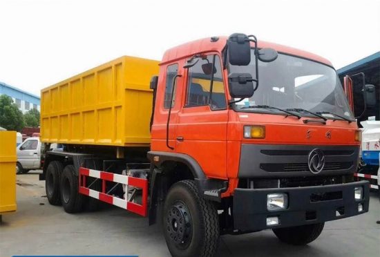 Heavy Duty 6×4 25ton Hydraulic Hook Arm Detachable Garbage Truck