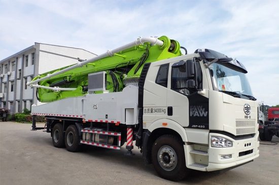 FAW 6×4 Heavy-duty 50m Concrete Pump Truck