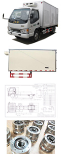 ISUZU 600P Thermo King Refrigeration Truck For Seafood Vegetables