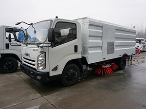 Road Sweeper Truck Operation Video