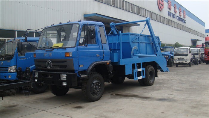 Skip Loader Garbage Bin Truck