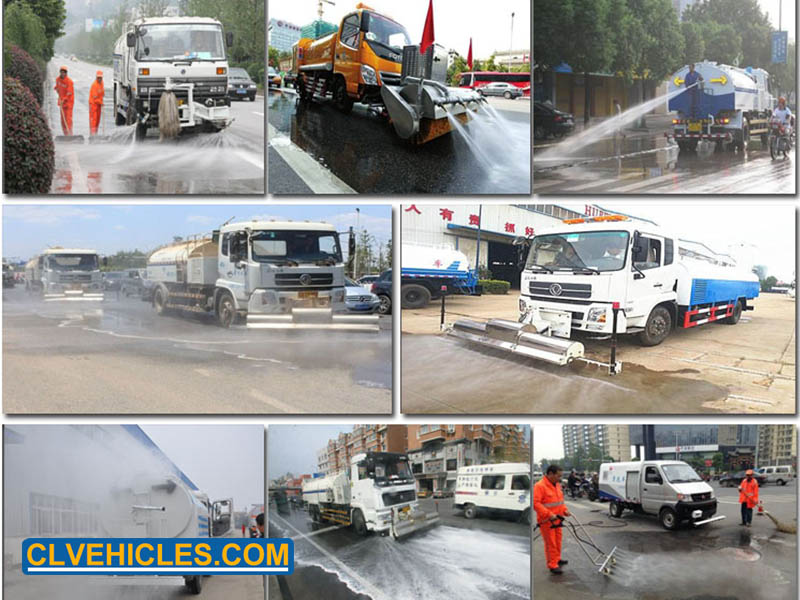 DongFeng KINGLAND 13,000 Liters High Pressure Water Sprinkler Truck