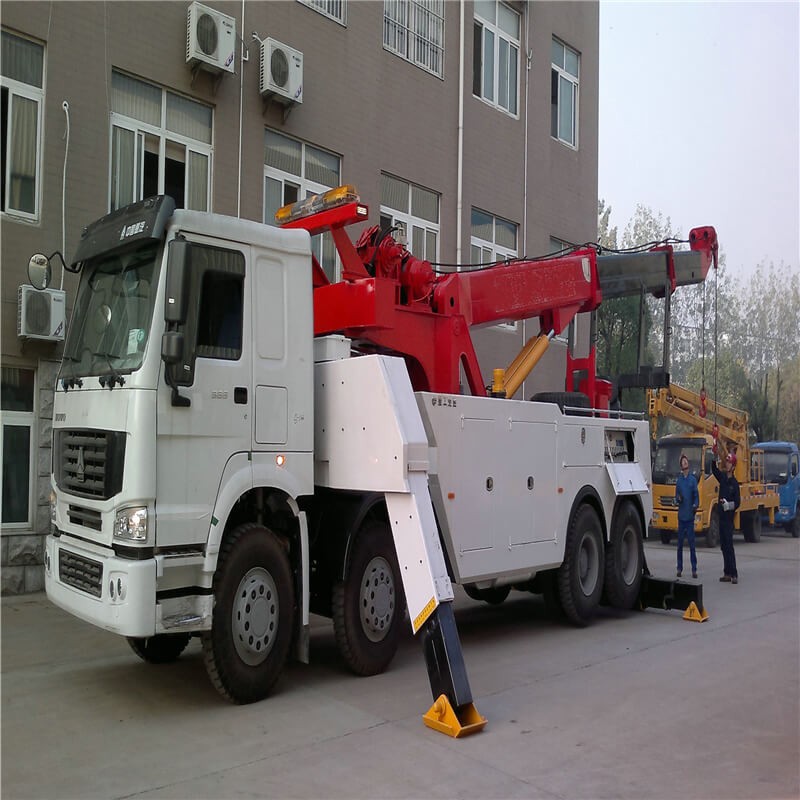 HOWO 50 ton heavy duty wrecker towing truck