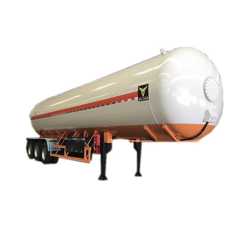 52CBM 3 Axles LPG Propane Gas Tank Trailer 52m3 Mobile LPG Tanker Trailer