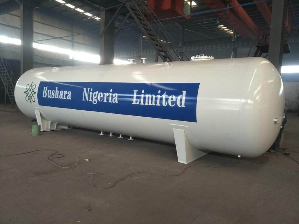 Pressure Vessel 80CBM LPG Storage Tank 40Tons LPG Gas Tank