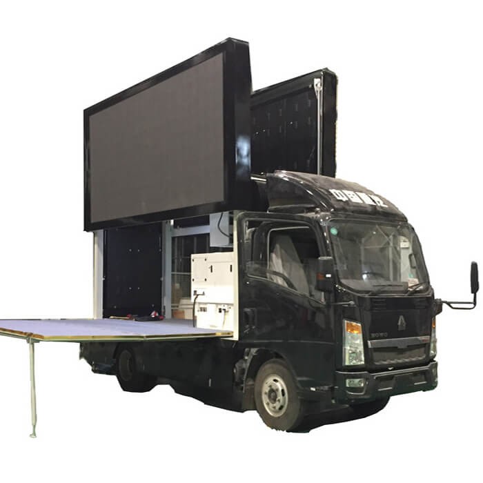 Foton High Resolution Outdoor Mobile Led Advertising Truck