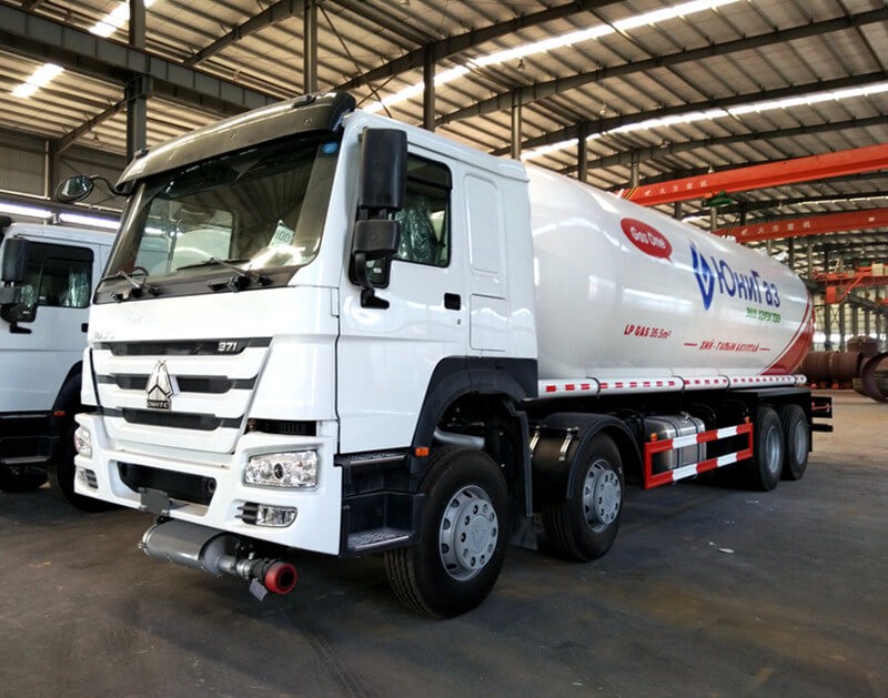 Howo 25000 liter lpg road tanker