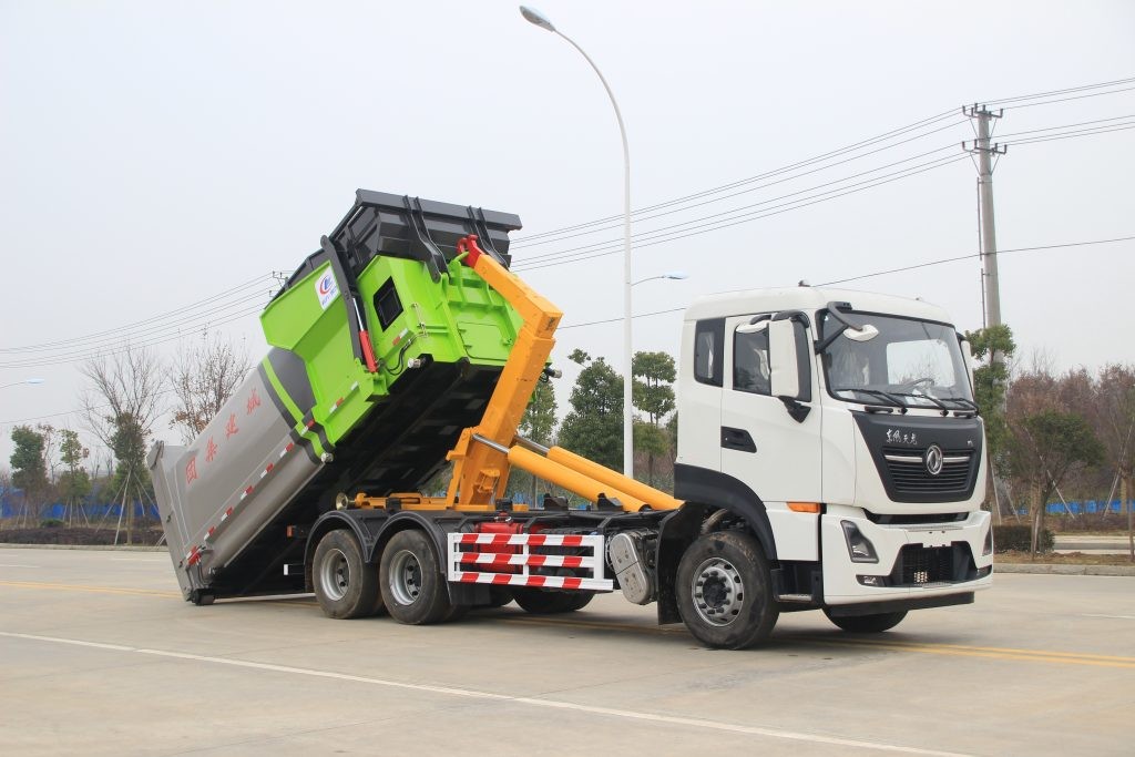 DONGFENG KINGRUN 25TON mobile garbage station truck