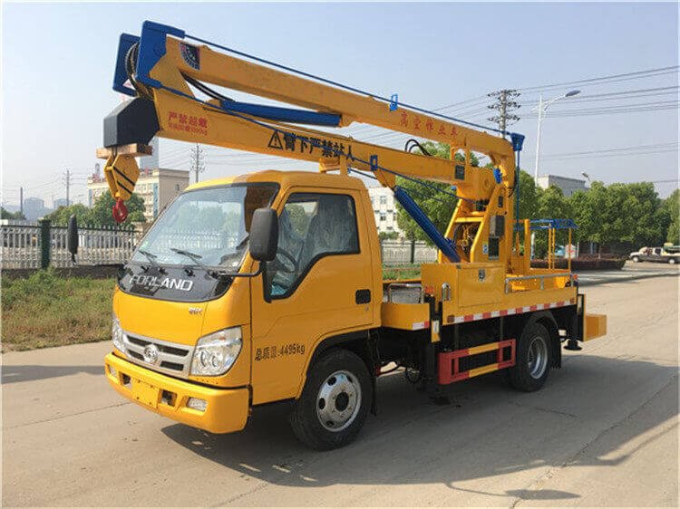 JMC Remote Controlled 12 Meters Folding Bucket Trucks And Manlift Service