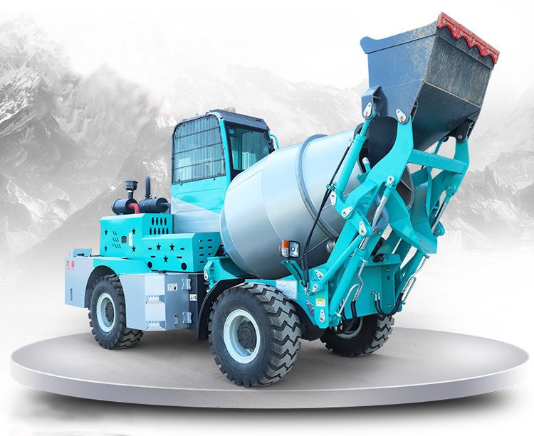 Multifunctional 3800L Self-loading Concrete Mixer Truck