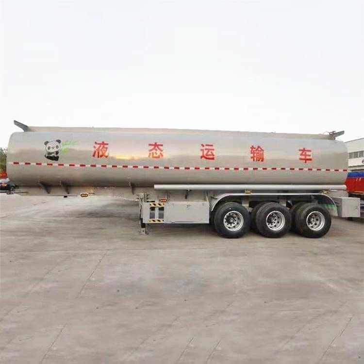 3 Axles 40000 litres Aluminum Fuel Tanker Semi Trailer