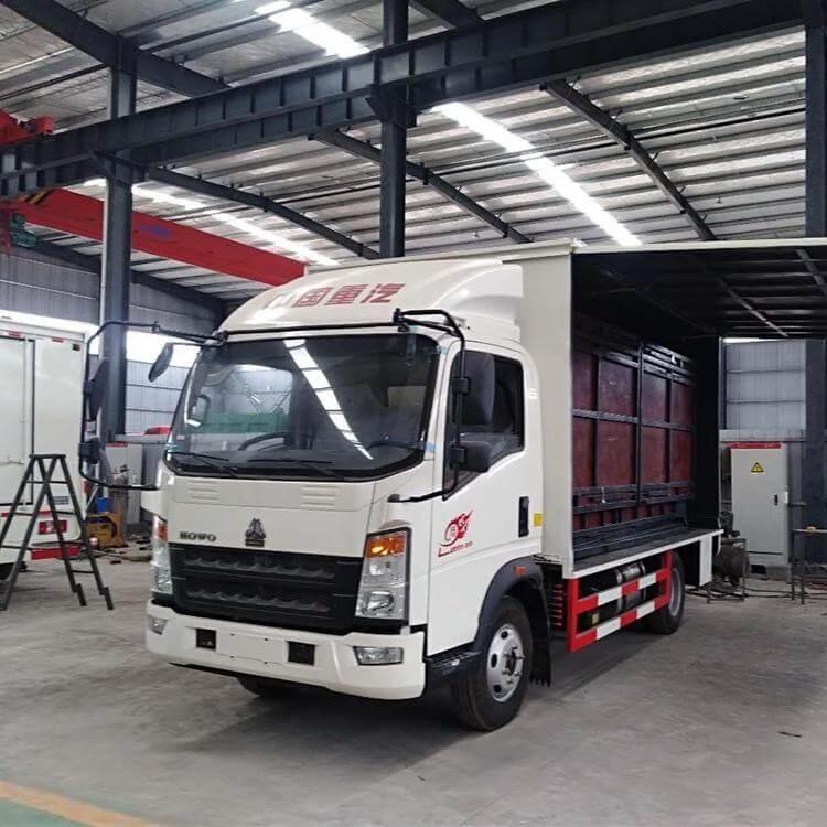 P6 HD LED Display Advertising Truck With HOWO Chassis