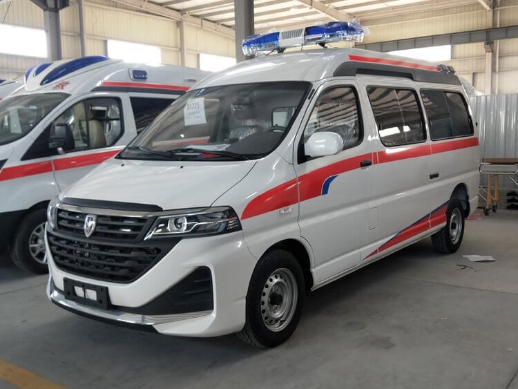 JINBEI HAISE 4wheels High Quality Transport First Ad Ambulance