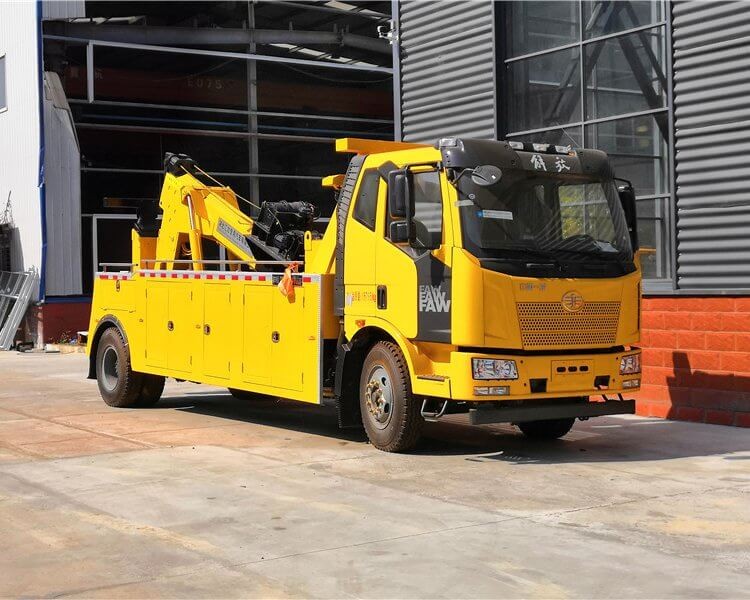 8 ton FAW integrated line of wrecker towing truck