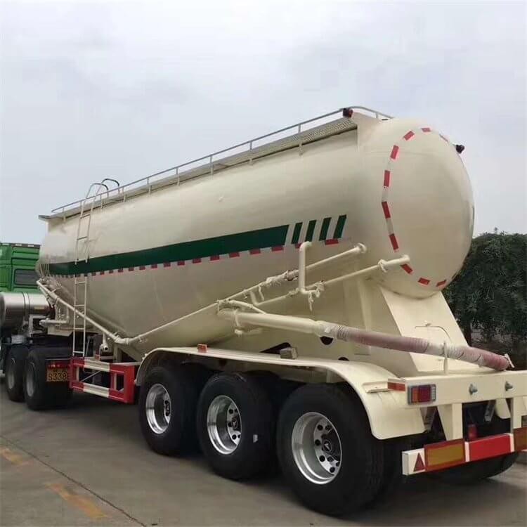 3 Axle Bulk Cement Transportation Semi Trailer