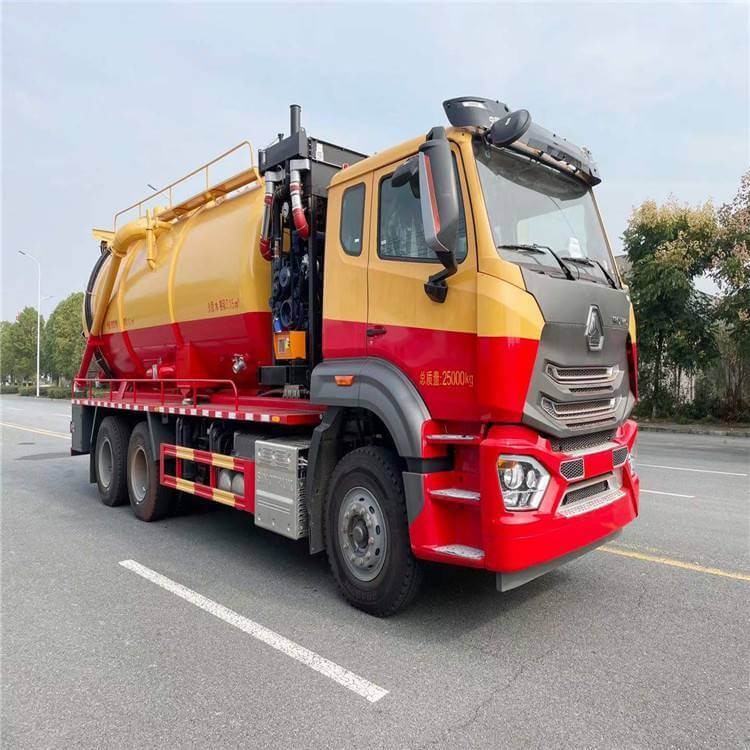 HOWO 20000l Heavy Duty Deep Lifting Super Suction Tankers